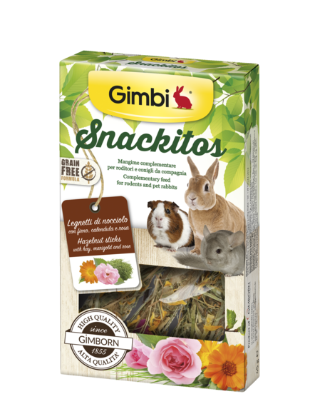 Snacks > SNACKITOS Hazelnut sticks 45G | GIMBORN