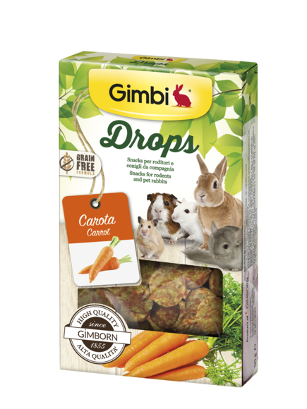 Snack > GIMBI Drops con carota | GIMBORN