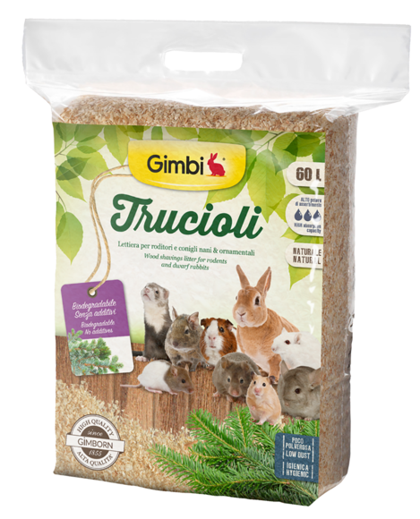 Litters > Wood Shavings 60L | GIMBORN