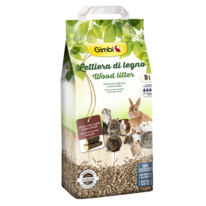 Lettiera > GIMBI Lettiera a base di fibre di legno pressate 8L | GIMBORN