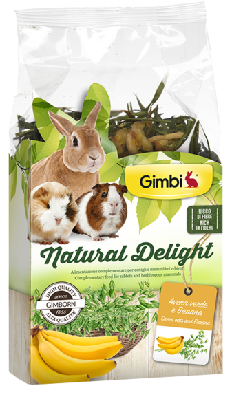 Fieni e erbette > GIMBI Natural Delight avena verde e banana | GIMBORN