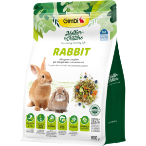 Alimenti > GIMBI GIMBI MOTHER NATURE RABBIT 800G | GIMBORN