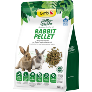 Alimenti > GIMBI MOTHER NATURE RABBIT PELLET 500G | GIMBORN
