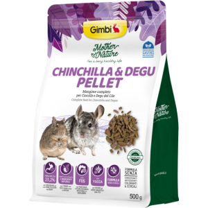 Food > MOTHER NATURE CHINC.&DEGU PELLET 500G | GIMBORN