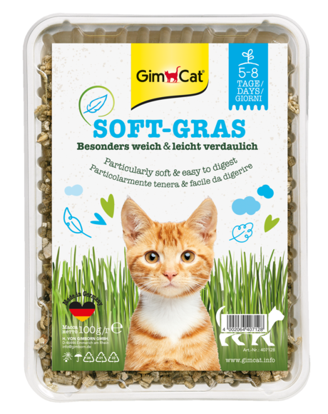 Erba > SOFT-GRAS ERBA PER GATTI 100G | GIMBORN