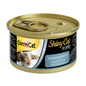 Alimenti umidi > SHINYCAT TONNO CON GAMBERETTI 70G | GIMBORN