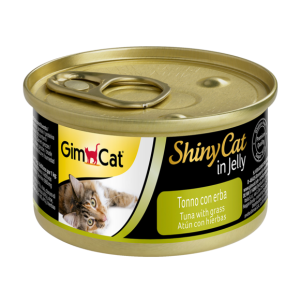 Alimenti umidi > SHINYCAT TONNO CON ERBA 70G | GIMBORN