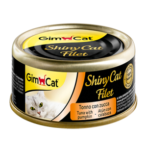 Alimenti umidi > SHINYCAT FILET TONNO CON ZUCCA 70G | GIMBORN