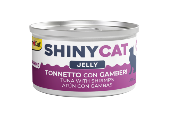 Alimenti umidi > ShinyCat TONNETTO CON GAMBERI in gelatina | GIMBORN