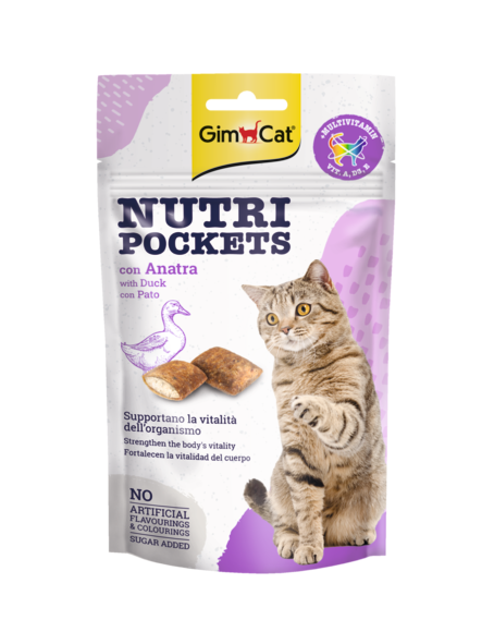 Atıştırmalıklar > Nutri Pockets with duck 60g | GIMBORN
