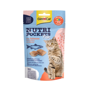 Atıştırmalıklar > NUTRI POCKETS FISH with salmon 60GR | GIMBORN