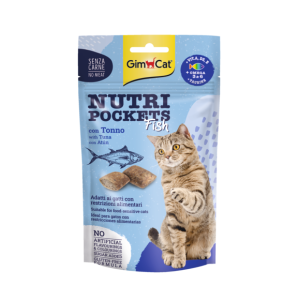 Atıştırmalıklar > NUTRI POCKETS FISH with tuna 60GR | GIMBORN