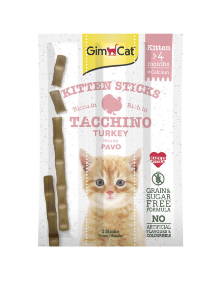 Çubuklar > KITTEN STICK with Turkey 3X3g | GIMBORN