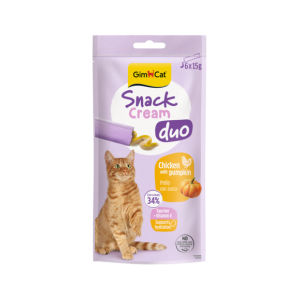 Snack > Snack cream DUO POLLO Con ZUCCA 6x15g | GIMBORN