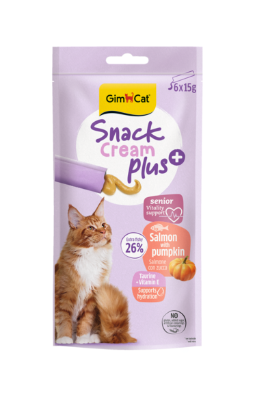 Atıştırmalıklar > Snack cream PLUS SALMONE Con ZUCCA 6x15g | GIMBORN