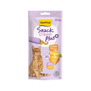 Snack > Snack cream PLUS POLLO Con CAROTE 6x15g | GIMBORN