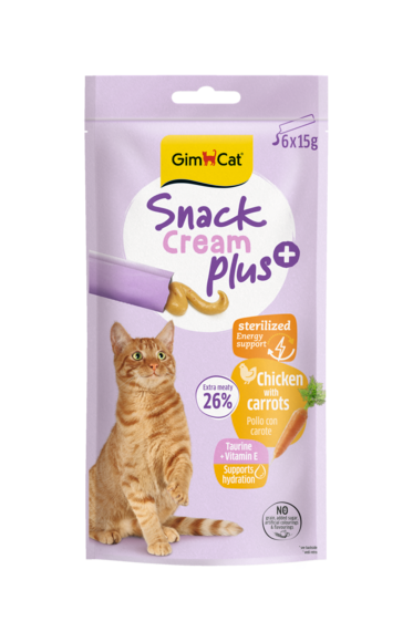 Atıştırmalıklar > Snack cream PLUS POLLO Con CAROTE 6x15g | GIMBORN