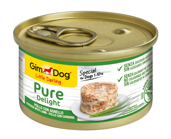 Wet food > PURE DELIGHT CHICKEN WITH LAMB 85G | GIMBORN