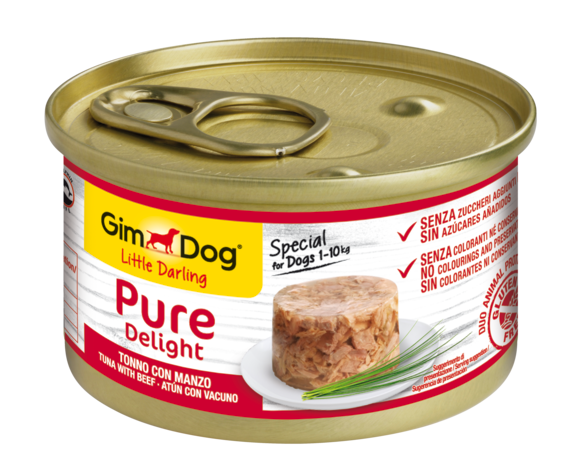 Alimenti umidi > PURE DELIGHT TONNO CON MANZO 85g | GIMBORN