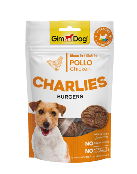Snacks > CHARLIES BURGERS chicken 70GR | GIMBORN