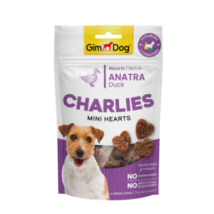 Snack > CHARLIES MINI HEARTS ANATRA 70GR | GIMBORN