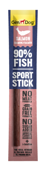 Snack > SPORT STICK SALMONE 12G | GIMBORN