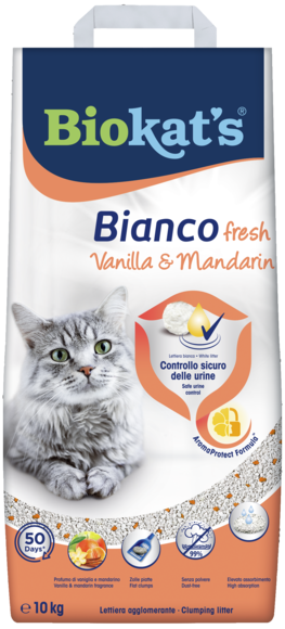 Topaklanan kumlar > Bianco Fresh Vanilla&Mandarin 10kg | GIMBORN