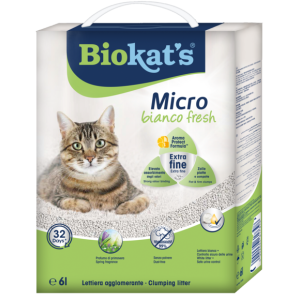 Lettiere agglomeranti > BIOKAT'S MICRO BIANCO FRESH 6LT | GIMBORN