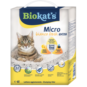 Lettiere agglomeranti > Biokat's* MICRO BIANCO FRESH EXTRA 6L | GIMBORN