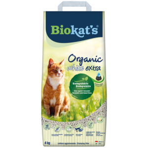 Lettiere agglomeranti > BIOKAT'S ORGANIC WHITE EXTRA 4KG | GIMBORN