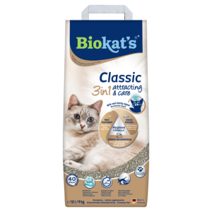 Clumping litters > BIOKAT'S* CLASSIC 3in1 ATTRAC. & CARE 10L | GIMBORN