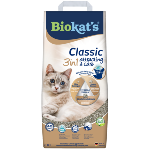 Lettiere agglomeranti > BIOKAT'S* CLASSIC 3in1 ATTRAC. & CARE 10L | GIMBORN