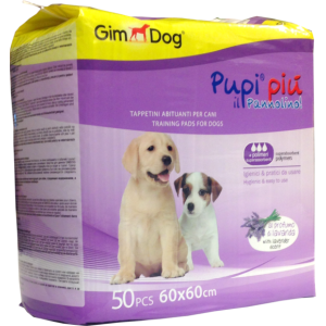 Igiene e cura > PANNOLINO PUPI PIU' LAVANDA 60x60 50PZ | GIMBORN