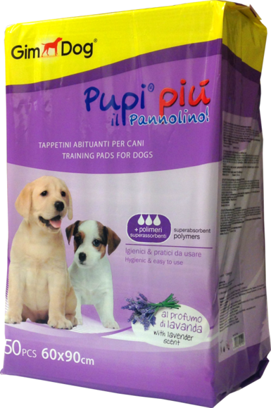 Beauty and care > PANNOLINO PUPI PIU' LAVENDER 60x90 50PZ | GIMBORN