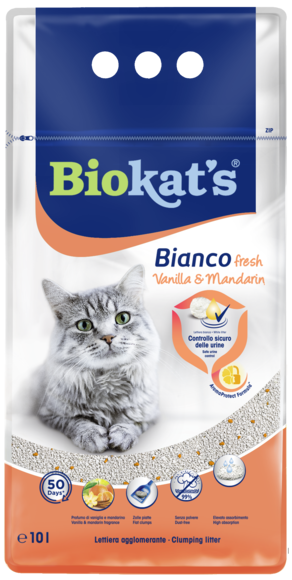 Topaklanan kumlar > BIANCO FRESH Vanilla&Mandarin 10L | GIMBORN