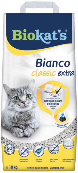 Clumping litters > Biokat's Bianco Extra 10kg | GIMBORN