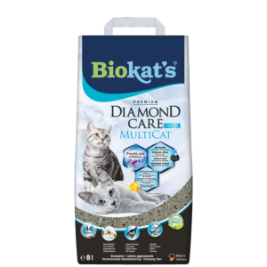 Lettiere agglomeranti > BIOKAT'S* DIAMOND CARE MULTICAT FRESH 8l | GIMBORN